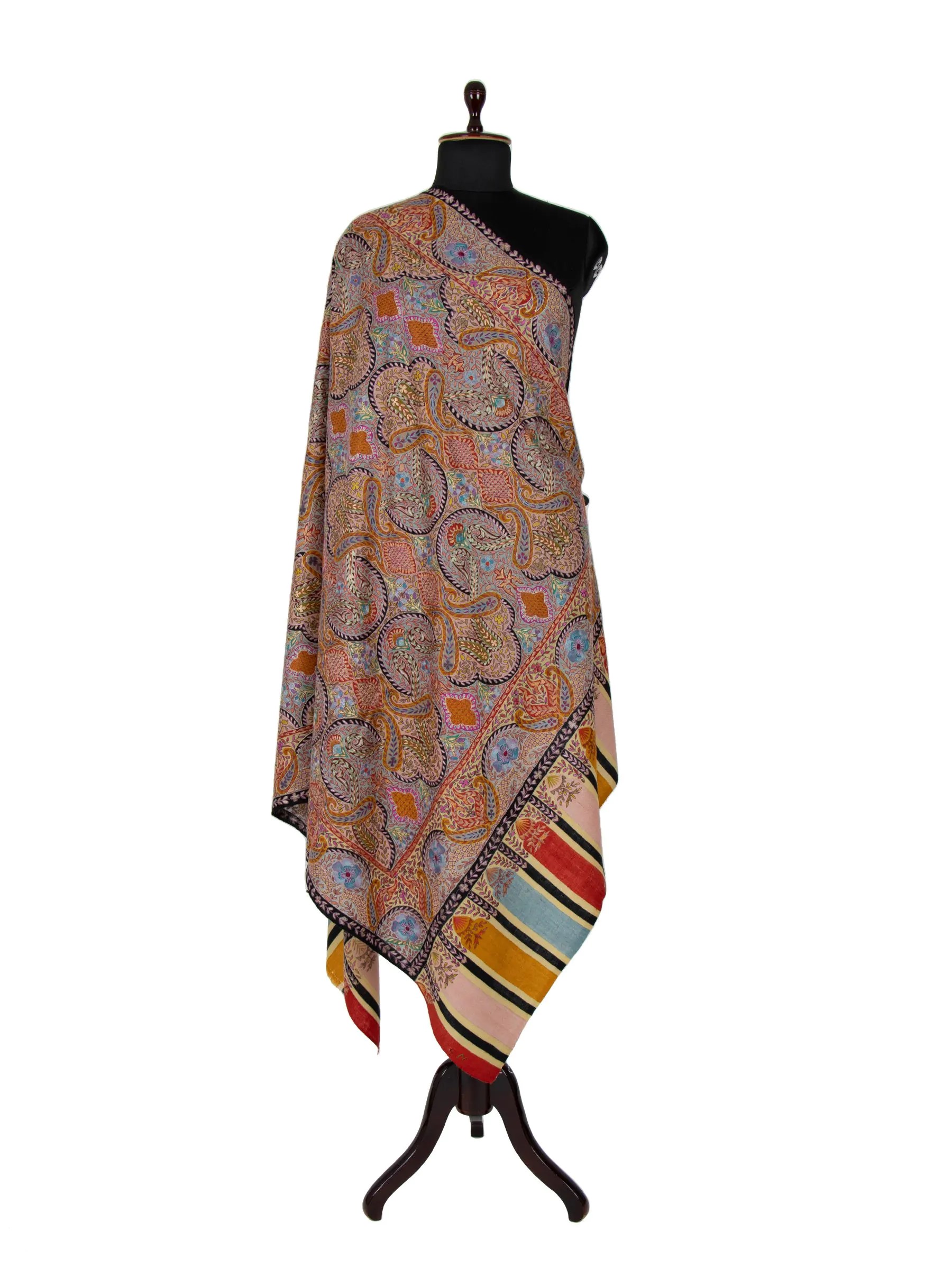 Kalamkari Wedding Pashmina Shawl