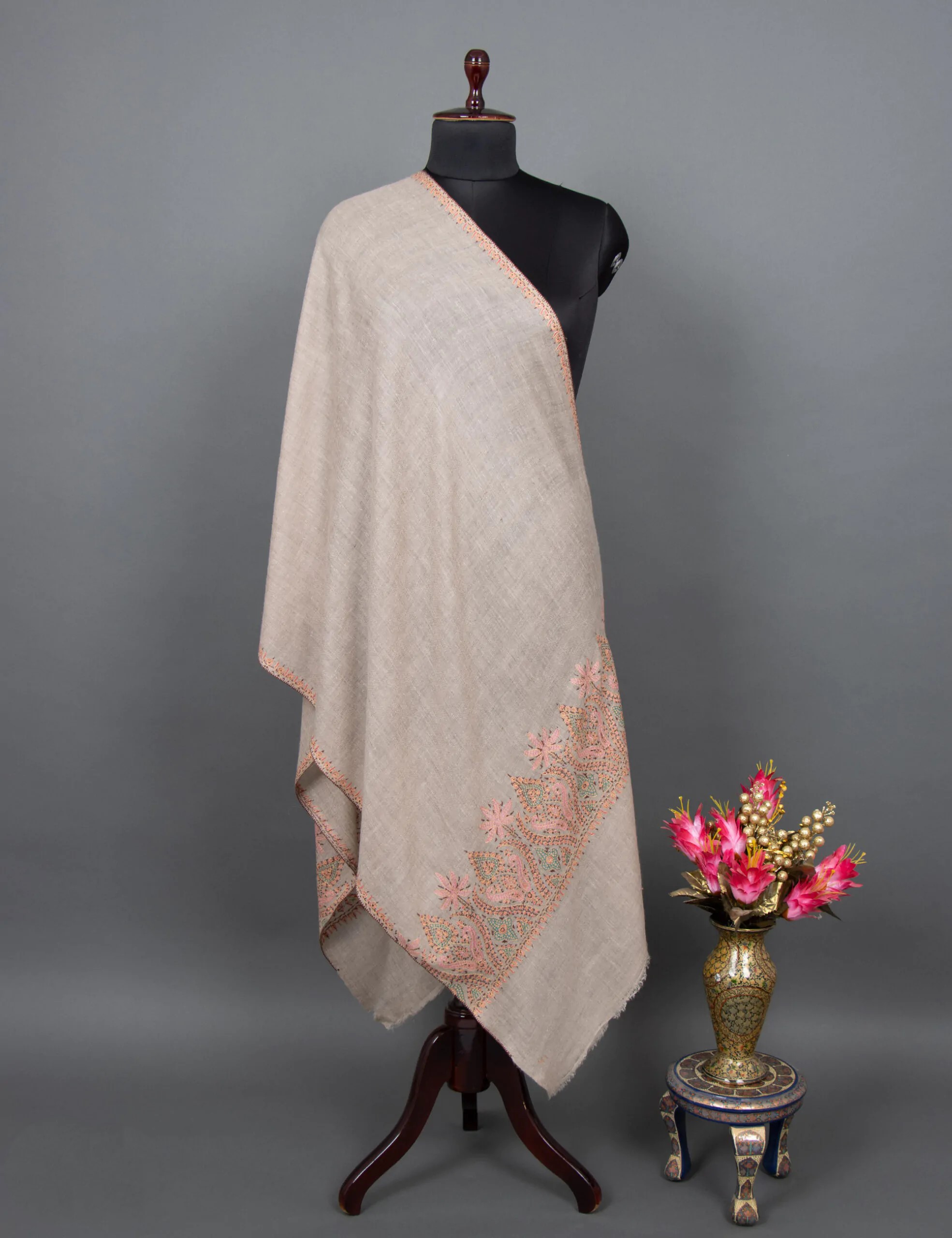 Pastel Garden Pashmina Stole