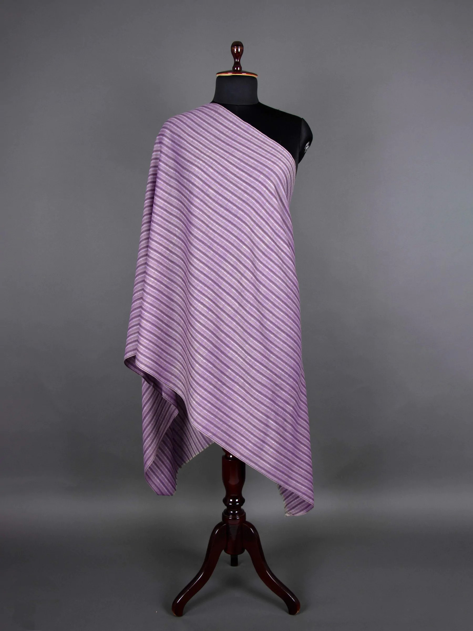 Regal Purple Stripes Stole