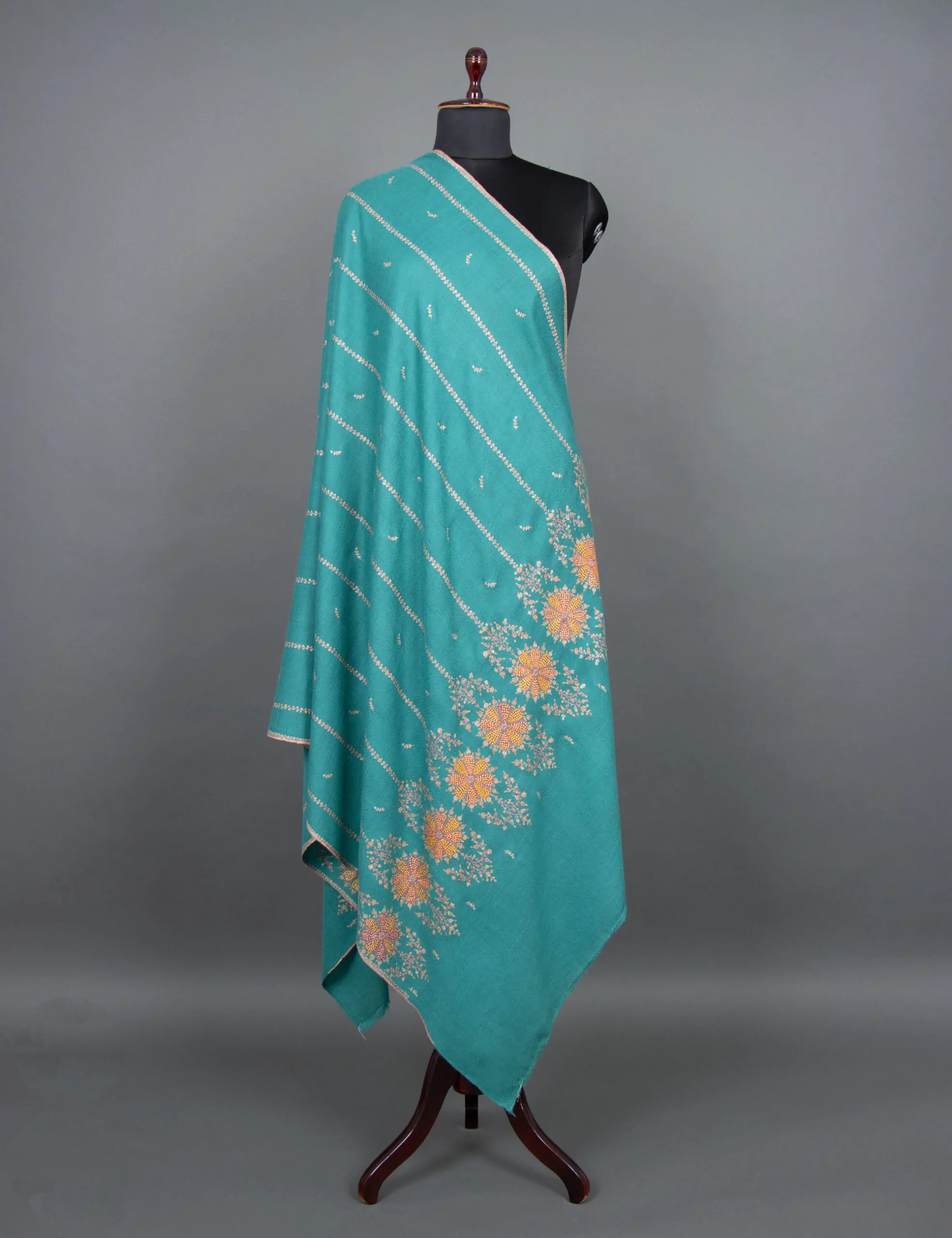Turquoise Treasures Pashmina Shawls