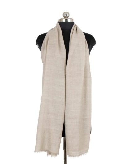 Wafer Natural Color Pashmina Stoles