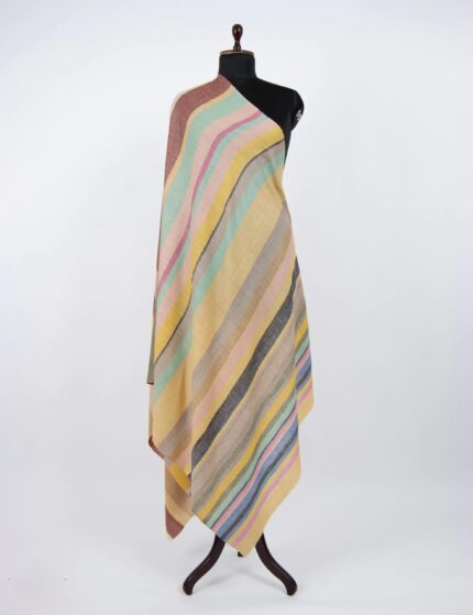 Multi Streaks Handwoven Pashmina Shawl