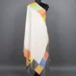 Color Canvas Ivory Symphony Cashmere Shawl