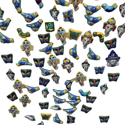 Blue Pottery Fridge Magnet_2