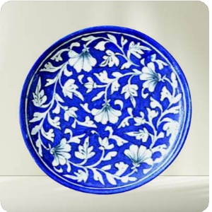 Blue Pottery Plate_5