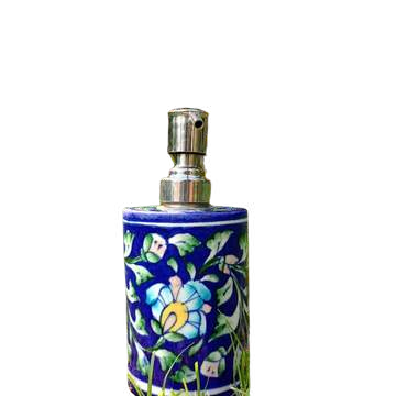 Blue Pottery Soap Dispenser