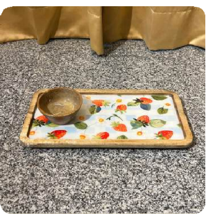 Chip ‘n’ Dip Wooden Platter_2