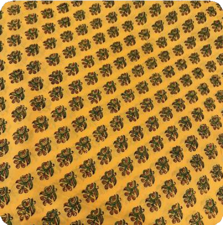 Hand Block Printed Cotton Fabric – HFC-HBP0047