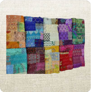 Silk Patola Patchwork Kantha_1