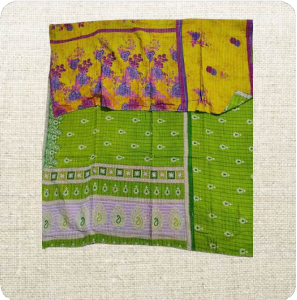 Vintage Kantha Throw